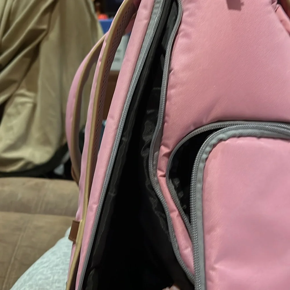NEW w/out tags, pink camera backpack! Great for organizing. - Picture 4 of 8